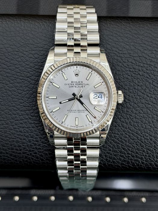 Rolex Date-Just 36 Index Metalic Dial