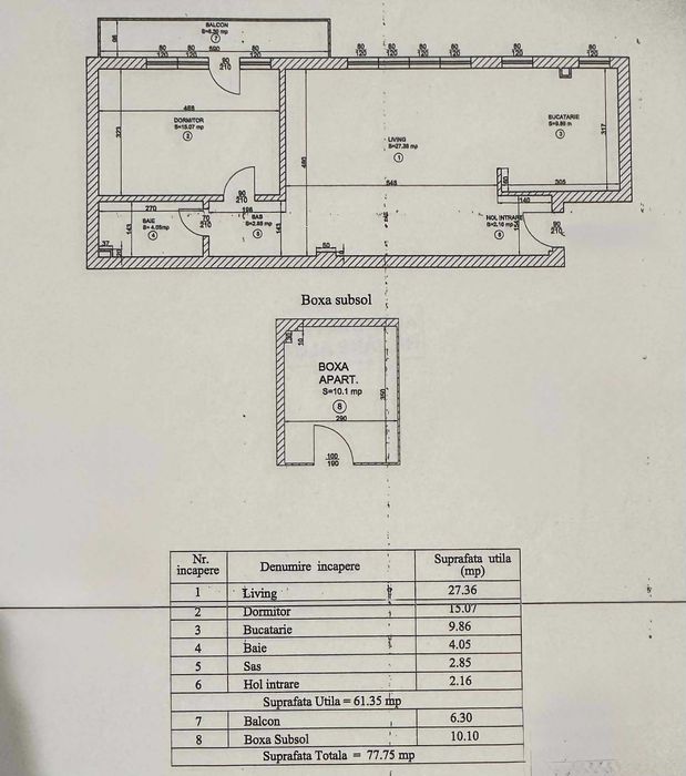 Apartament 2 camere, 77MP, Mobilat,  Boxa, Parcare, Titan, Republica, Bloc Nou, Proprietar, Sector 3