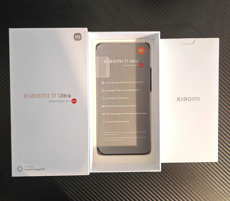 Нов Xiaomi 17 Ultra 16/512GB с 3г. Гаранция