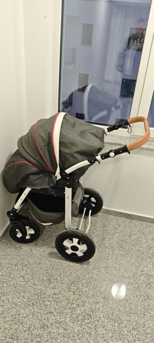 Cărucior 3 în 1 Krausman dark red