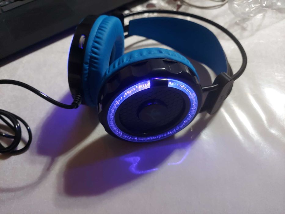 Новый !!! Наушники с микрофоном для ПК компьютеров проводные