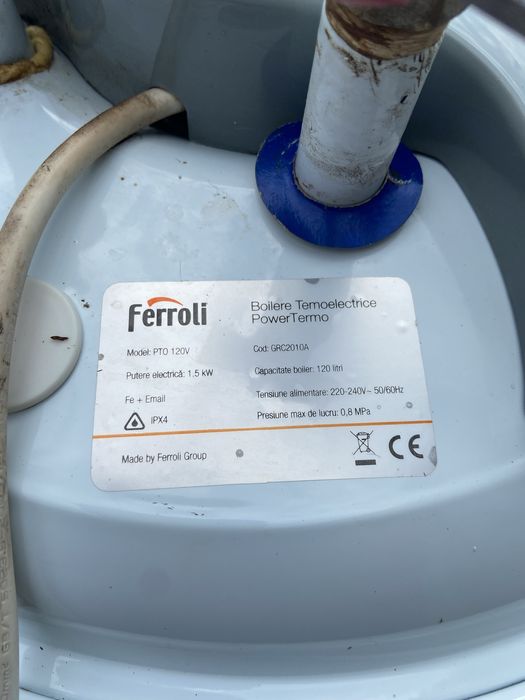 Vind boilar 120 L  Feroli