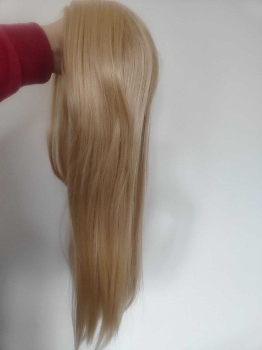 Руса перука, без бретон, нова. Дълга 70см