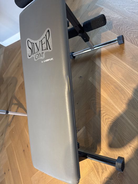 Bancă fitness Silver Gym – abdomene / exerciții – reglabilă