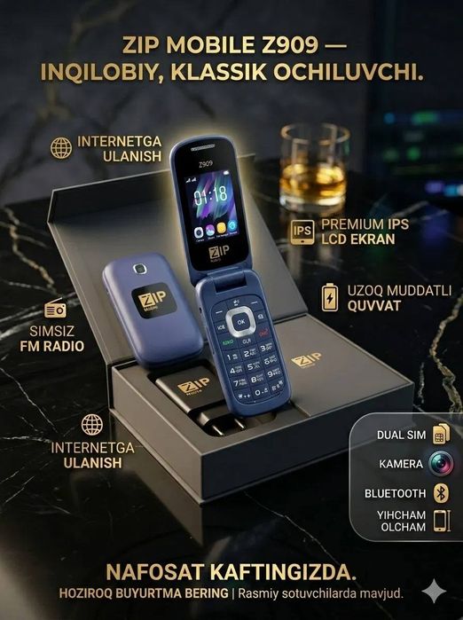 YENGI ! Zip 909 Dualsim | Dostavka | Garantiya !