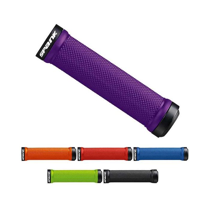 Грипове за велосипед SPANK SPOON, Ръкохватки, Заключващи скоби, 130мм