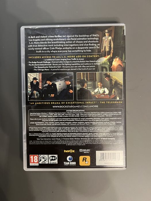 Joc PC L.A. Noire - The complete edition - Original - Serial inclus