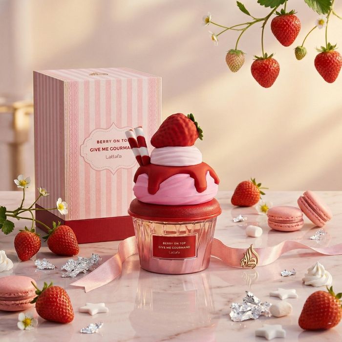 Парфюм за жени и мъже Lattafa Give Me Gourmand Berry On Top – С аромат на ягода и ванилия