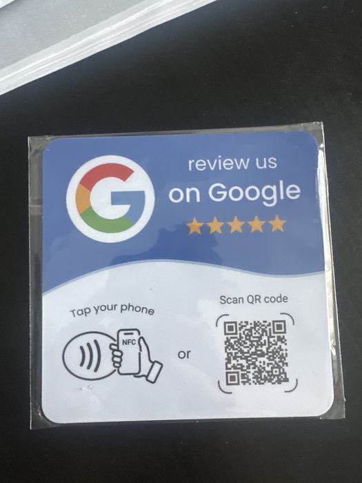 Google card review Nfc & QR