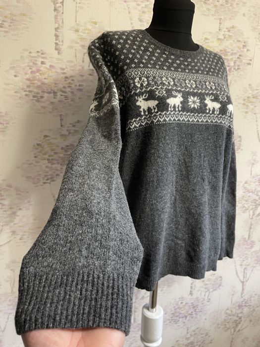 Bluza/Pulover dama gros/iarna/lana merinos Marie Lund L/XL