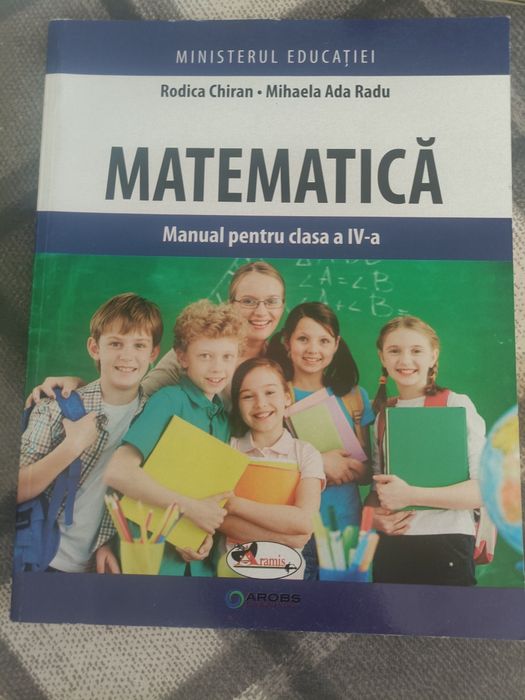 Vând manual de matematică Aramis clasa a IV a