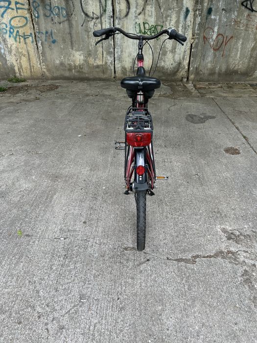 Bicicleta  de dama  Olandeza marca Bocas aluminiu 8 viteze in butuc frana HIdraulica