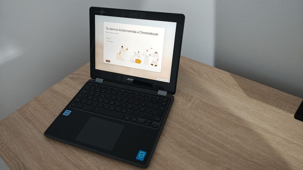 Laptop tableta Chrome cast