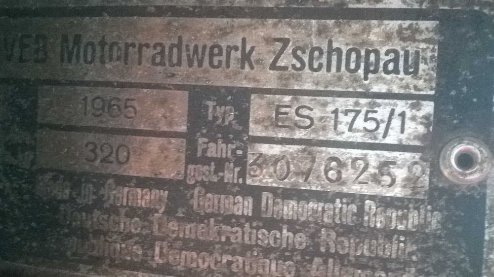 MZ es 175/1 отлично, запазено оригинално