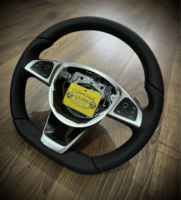 Volan piele naturala nappa Mercedes AMG W213 w205 w212 A E C Class GLE