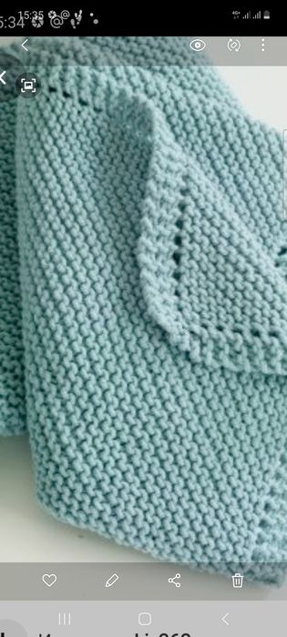 Вязаные одеялки для новорождённых