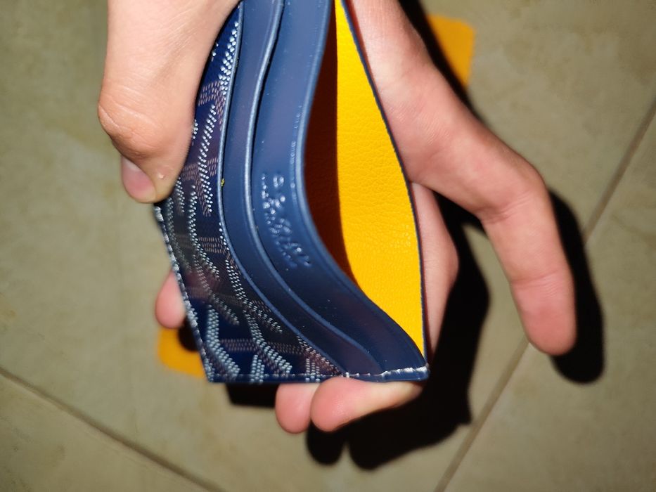 Cardholder Goyard Saint Sulpice NOU cu Etichetă  Navy Blue / Albastru