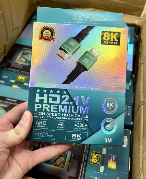 Высокоскоростной кабель HDMI 2.1 Premium 3М