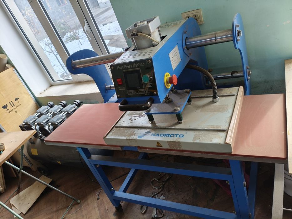 Press aparat stanok Futbolka uchun ishlatganmiz