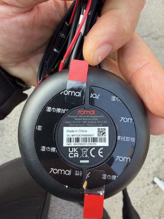 Kit 70mai 4G Hardwire pentru Camera auto