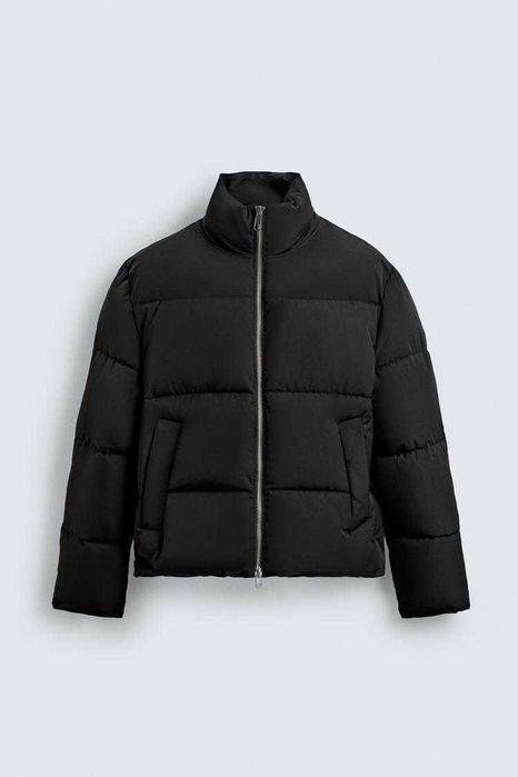 Men's ZARA water repellent PUFFER JACKET Medium M