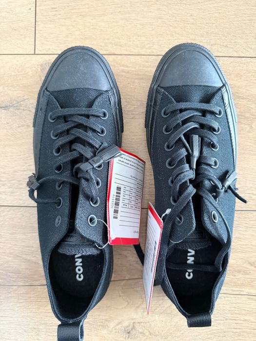 CONVERSE Chuck Taylor All Star Low Top Shoe, Black Monochrome