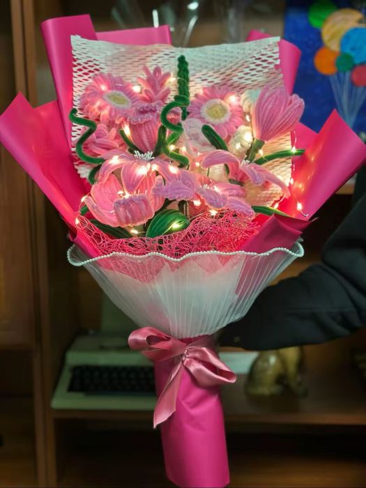 Buchet flori handmade