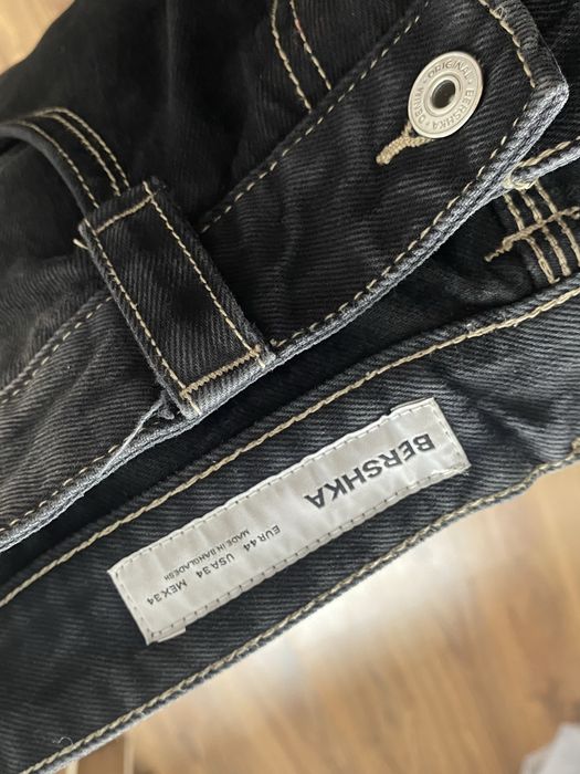 бэгги джинс с бершки