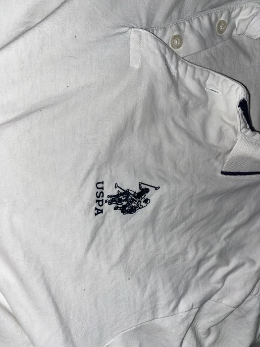 U.S. Polo Assn. Tricou polo MUP3313 Alb Regular Fit Xl