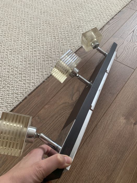 Полилей, метален, цвят венге