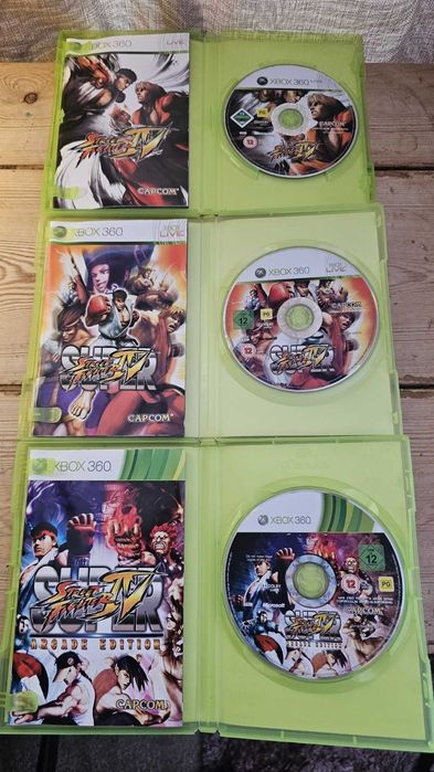 Street Fighter IV 4 Trilogy  Super & Arcade Edition XBOX 360 съвместими с Xbox One Xbox X|S Xbox Series X