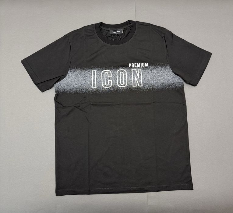 Tricou Dsquared2 - culoare neagră - nou cu etichete.