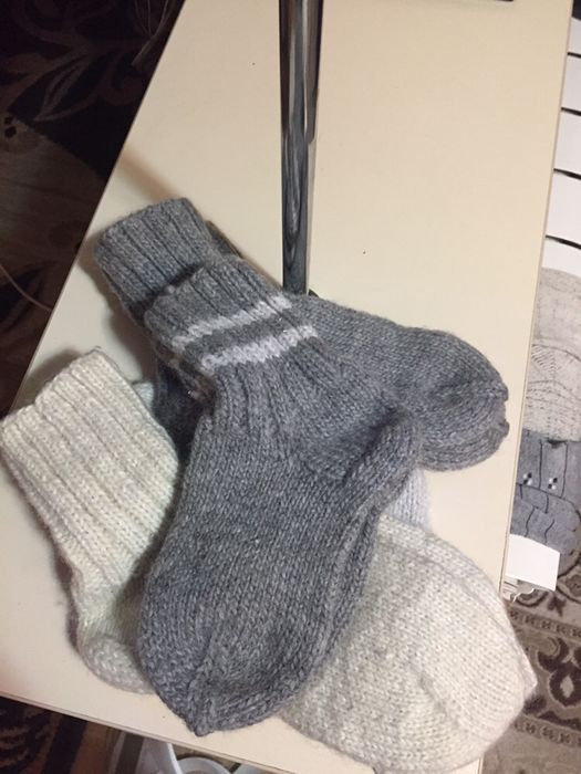 Носки шерстяные .