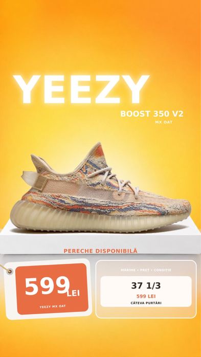 Adidas yeezy 350 autentici diferite conditii si modele