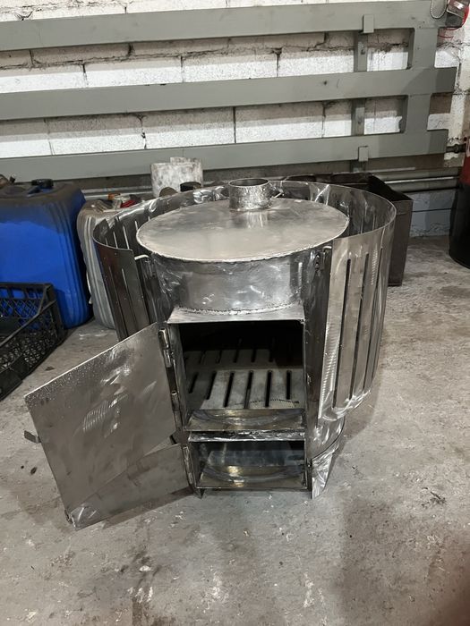 Мобильная банная печка