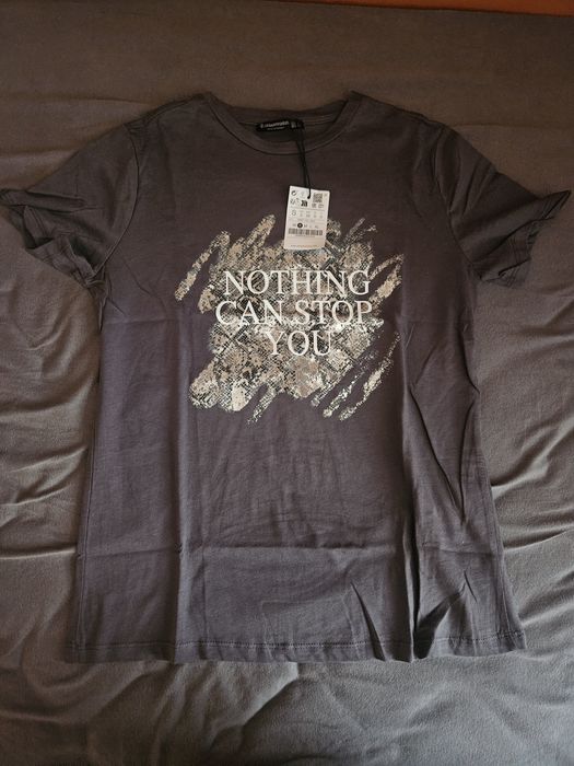 Tricou gri - femei Stradivarius - marimea S/36