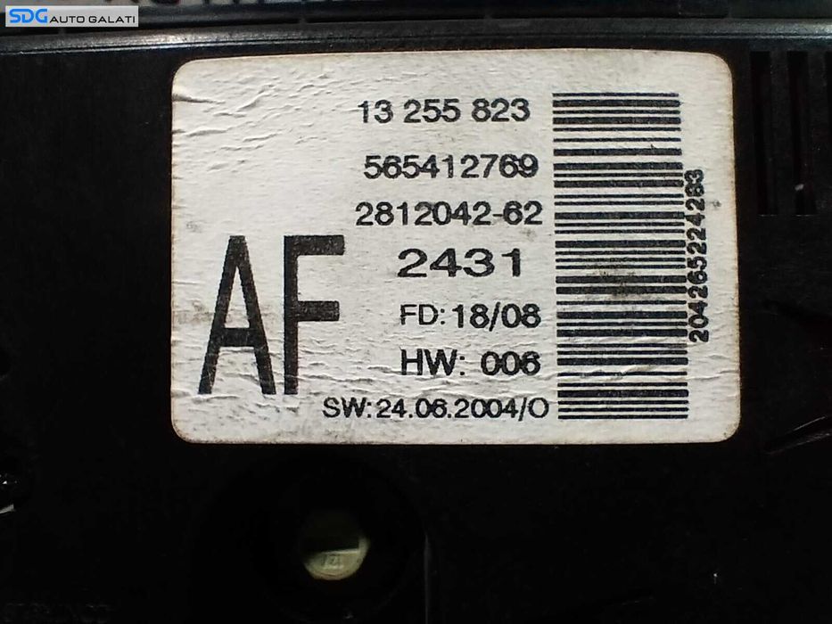 Display Ecran Afisaj Opel Zafira B 2005 - 2011 Cod 13255823 [LC1108]