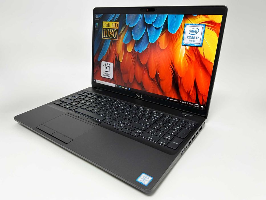 Laptop Dell Latitude 5501 Intel i7 9850H 16 gb ram 256 gb ssd Ecran 15.6 inch Full HD Gama business ultrabook Windows 11 Factura si Garantie 1 an