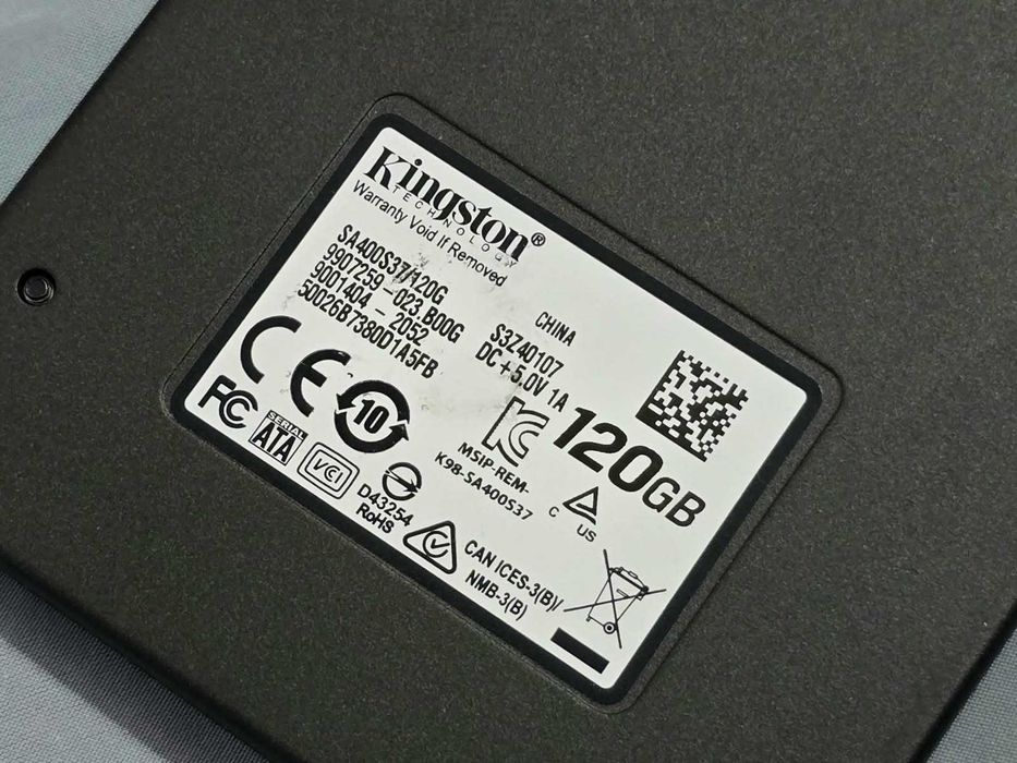 SSD Solid State Drive Kingston A400 120GB SATA 3 2.5 SA400S37/120G