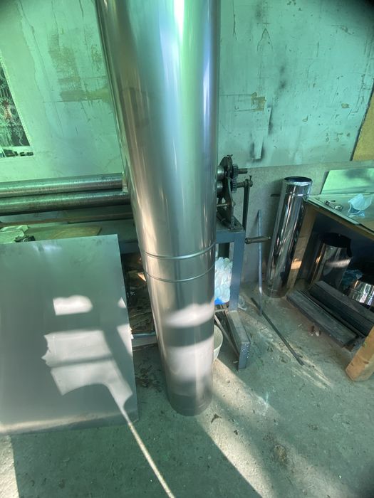 Cos de fum izolat inox