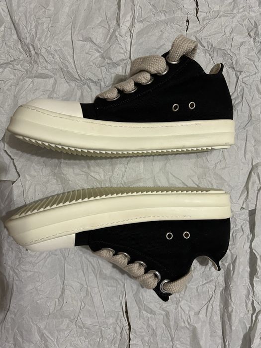 Adidasi Rick Owens Ramones Low Jumbo Laces