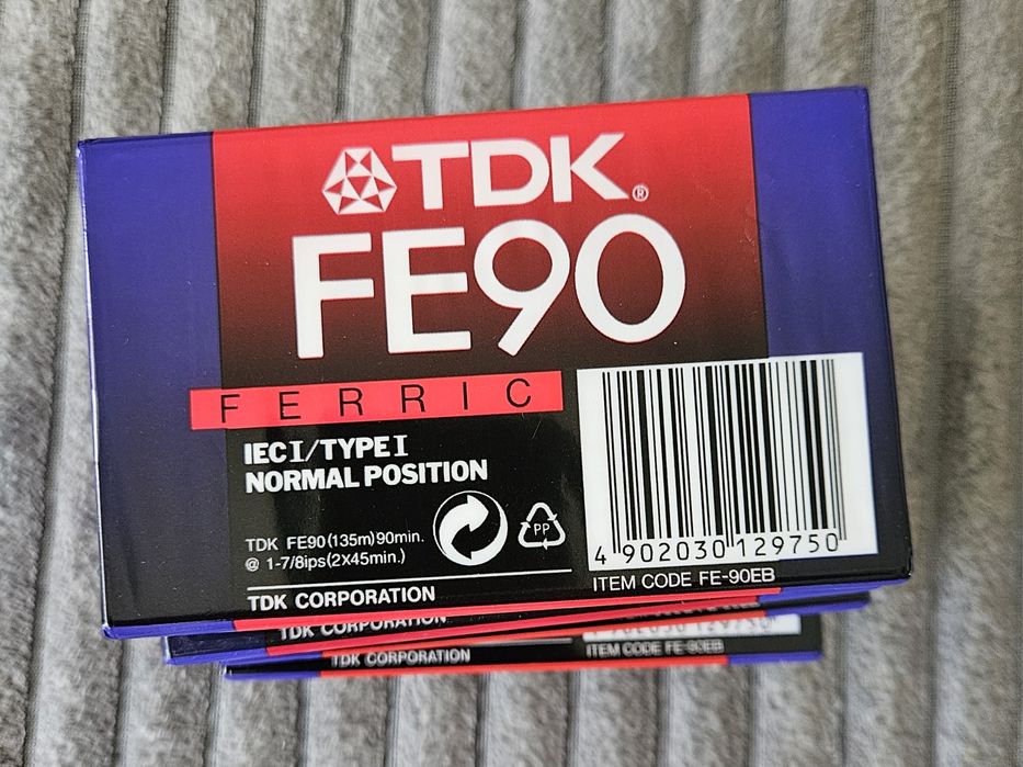 5 Casete Audio TDK FE90