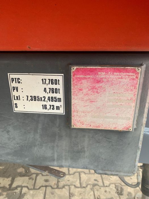 Remorca agricola Jeantil