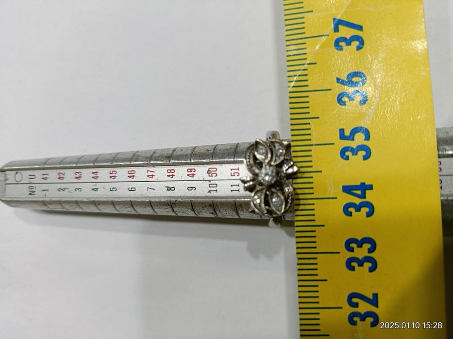 Vind inel din aur 18kt cu diamante