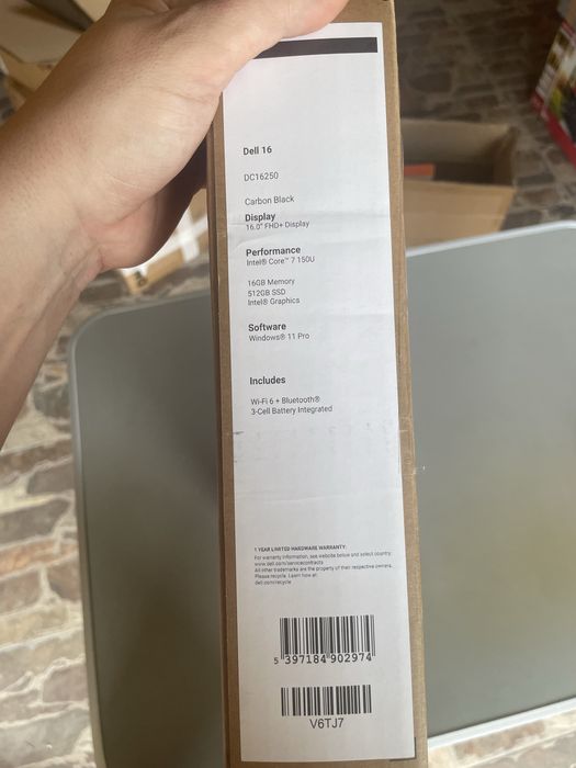 Laptop DELL 16 DC16250 nou sigilat