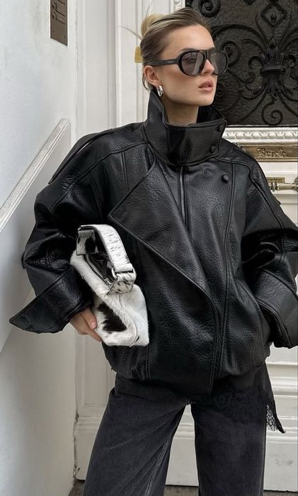 Кожаная куртка от Zara