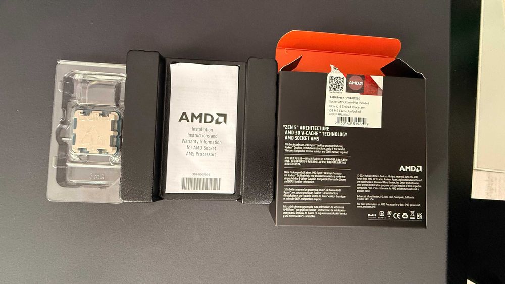 Procesor AMD Ryzen 7 9800X3D 4.7GHz, 96MB, 120W, AM5 (Box)