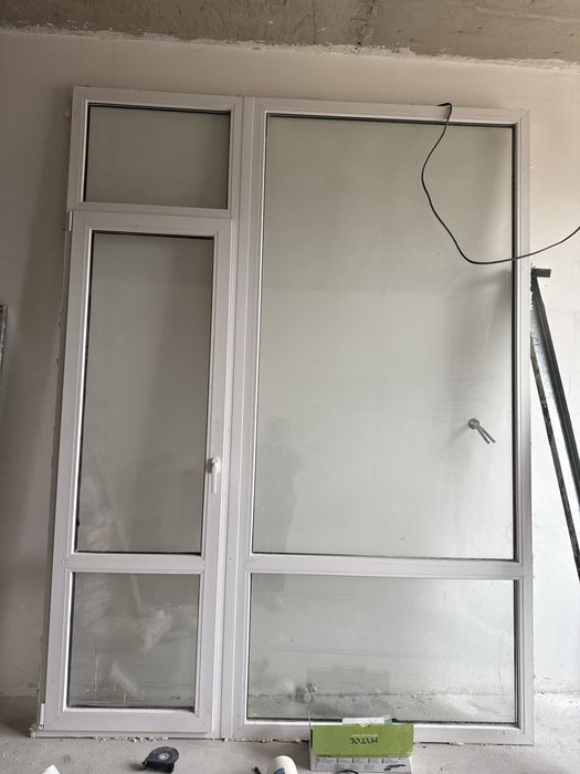 Прегородка с дверю/ Балконный блок