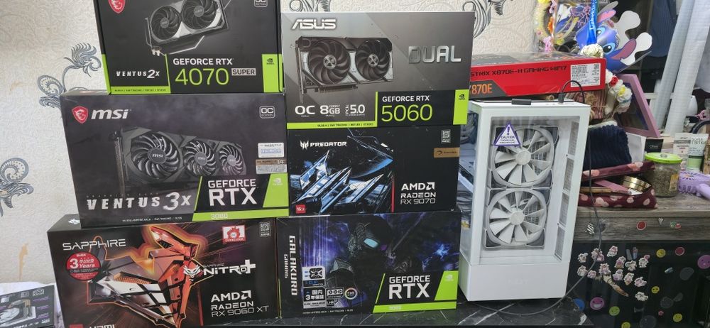 Видеокарты в идеале не майнинг 3060ti  и выше