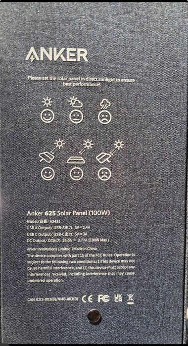 Anker 625 Соларен панел 100 W